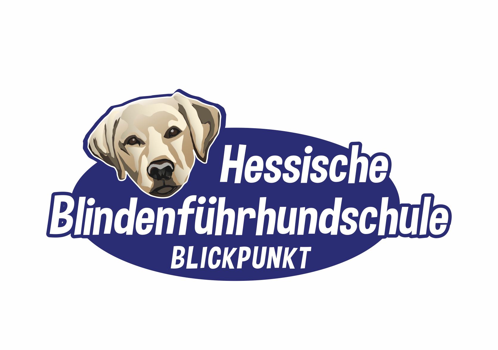 Logo Hessische Blindenführhundschule Blickpunkt